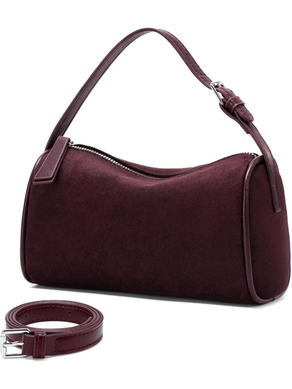 Stylish Suede Leather Crossbody Bag for Women | Fall Shoulder Handbag